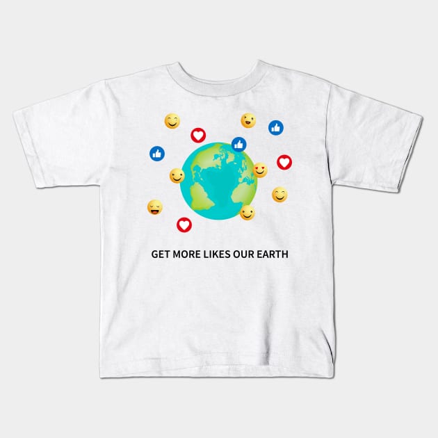 Get more likes our Earts Kids T-Shirt by grafart